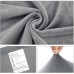 Fuloon Silver fox velvet chair cover | 4PCS | Gray