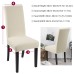 Fuloon Waterproof Universal elastic chair cover | 6PCS | Beige