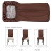 Fuloon Waterproof Universal elastic chair cover | 6PCS | Coffee