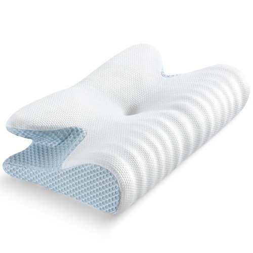 Fuloon Contour Memory Foam Cervical Pillow Ergonomic