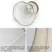 Fuloon Set of 6pcs Modern Droplight Wall Lamp Candle Chandelier Lampshade | Gold Glitter