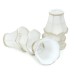Fuloon Set of 6pcs Modern Droplight Wall Lamp Candle Chandelier Lampshade | smoke ash hemp