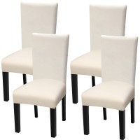 Fuloon Universal elastic chair cover | 4PCS | Beige