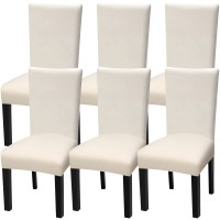 Fuloon Universal elastic chair cover | 6PCS | Beige