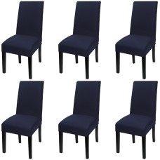 Fuloon Universal elastic chair cover | 6PCS | Navy blue