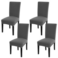 Fuloon Universal elastic chair cover | 4PCS | Dark Gray