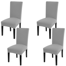 Fuloon Universal elastic chair cover | 4PCS | Light Gray