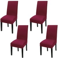 Fuloon Universal elastic chair cover | 4PCS | Wine Red
