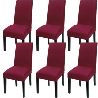 Fuloon Universal elastic chair cover | 6PCS | Wine Red