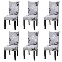 Fuloon Universal elastic chair cover | 6PCS | Autumn leaves