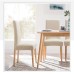 Fuloon Jacquard Stretch Box Cushion Dining Chair Cover | 6 PCS | Beige