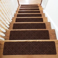 Fuloon Stair anti-slip mat 15 pieces brown 20*65