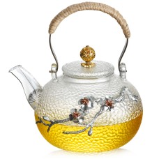 Fuloon Lift-style glass teapot | transparent color