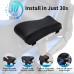 Fuloon Gel chair armrest mat black (2pcs)