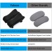 Fuloon Gel chair armrest mat black (2pcs)